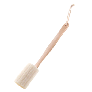 Brosse Luffa manche collé